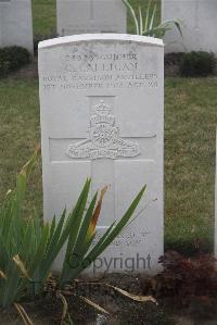 Les Baraques Military Cemetery Sangatte - Calligan, C