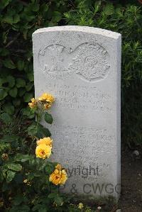 Les Baraques Military Cemetery Sangatte - Corken, Philip George