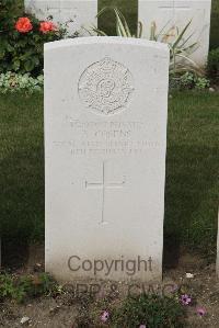 Les Baraques Military Cemetery Sangatte - Cosens, A
