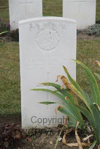 Les Baraques Military Cemetery Sangatte - Creed, Thomas