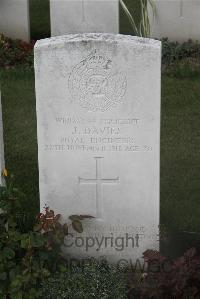 Les Baraques Military Cemetery Sangatte - Davies, John