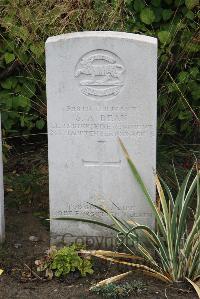 Les Baraques Military Cemetery Sangatte - Dean, Sidney Arthur