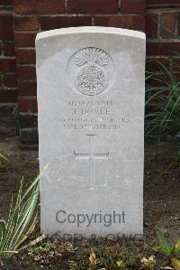 Les Baraques Military Cemetery Sangatte - Doyle, J