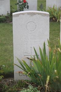 Les Baraques Military Cemetery Sangatte - Emerson, Ezra Samuel Francis