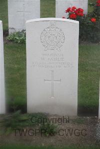 Les Baraques Military Cemetery Sangatte - Fairlie, W