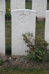 Les Baraques Military Cemetery Sangatte - Fanning, J