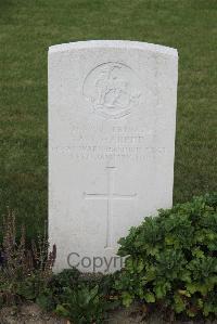 Les Baraques Military Cemetery Sangatte - Harper, A T