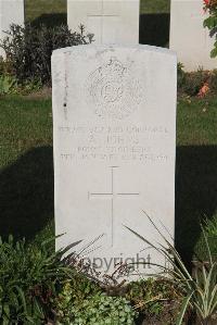 Les Baraques Military Cemetery Sangatte - Johns, A