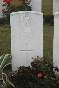 Les Baraques Military Cemetery Sangatte - Jones, Edward