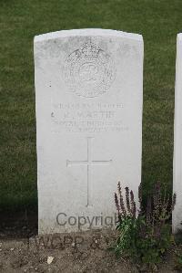 Les Baraques Military Cemetery Sangatte - Martin, R