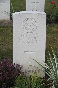 Les Baraques Military Cemetery Sangatte - McLaughlin, K