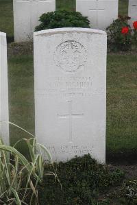 Les Baraques Military Cemetery Sangatte - McMinn, John
