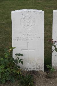 Les Baraques Military Cemetery Sangatte - McNally, Patrick