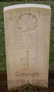 Bretteville Sur Laize Canadian War Cemetery - Young, William Alexander
