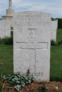 Longueval Road Cemetery - Aitken, G S