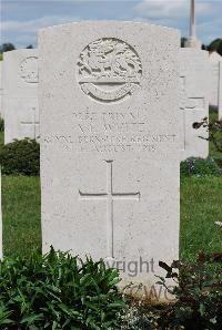 Longueval Road Cemetery - White, A E