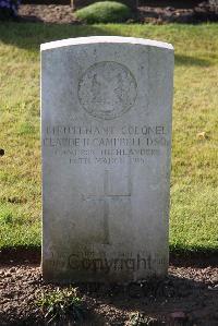 Louez Military Cemetery Duisans - Campbell, Claude Henry
