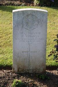 Louez Military Cemetery Duisans - Johnson, A
