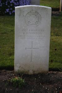 Louez Military Cemetery Duisans - Robinson, Richard