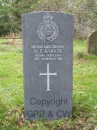Belfast City Cemetery - Barker, H E