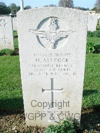 Ranville War Cemetery - Allcock, Harry