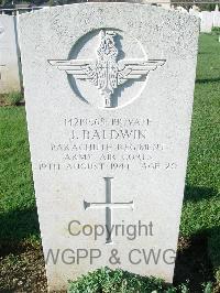 Ranville War Cemetery - Baldwin, John