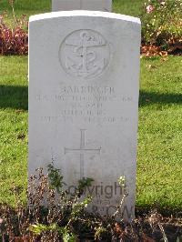 Ranville War Cemetery - Barringer, Jack