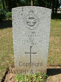 Ranville War Cemetery - Barton, Albert Hamilton