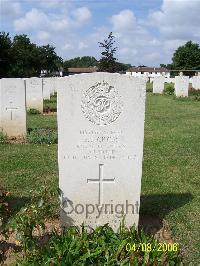 Ranville War Cemetery - Cross, Sidney John