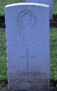 Ranville War Cemetery - Cox, Frederick Ernest
