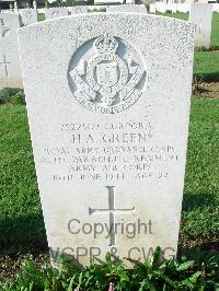 Ranville War Cemetery - Green, Harry Alfred